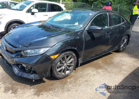 2020 Honda Civic Ex из США, поврежденный, VIN SHHFK7H64LU419219